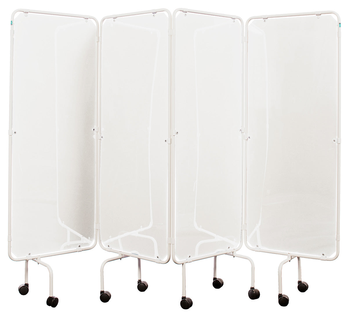 Screen Frame with Panels - White